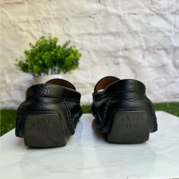 BALLY Black Leather loafer men size 7.5 - Picture 9 of 12